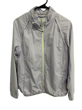 Lady Hagen Lilac Full Zip Windbreaker Jacket Sz XL Outerwear Athleisure Running